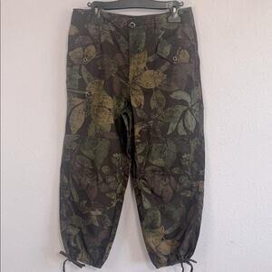 Anthropologie  Women's RIPLEY Moss Utility Pants Camouflaged Size 29